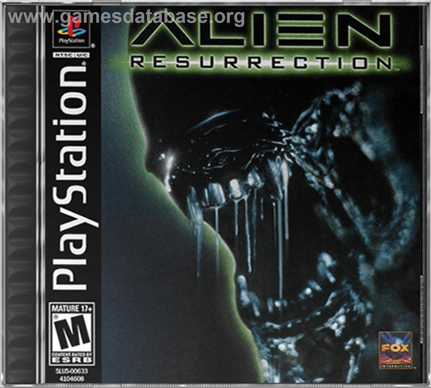 Alien Resurrection - Sony Playstation - Artwork - Box