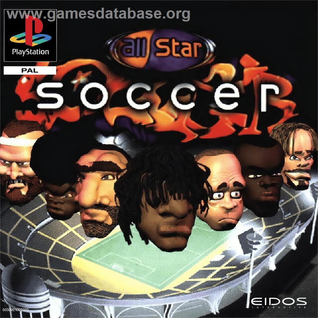 All Star Soccer - Sony Playstation - Artwork - Box
