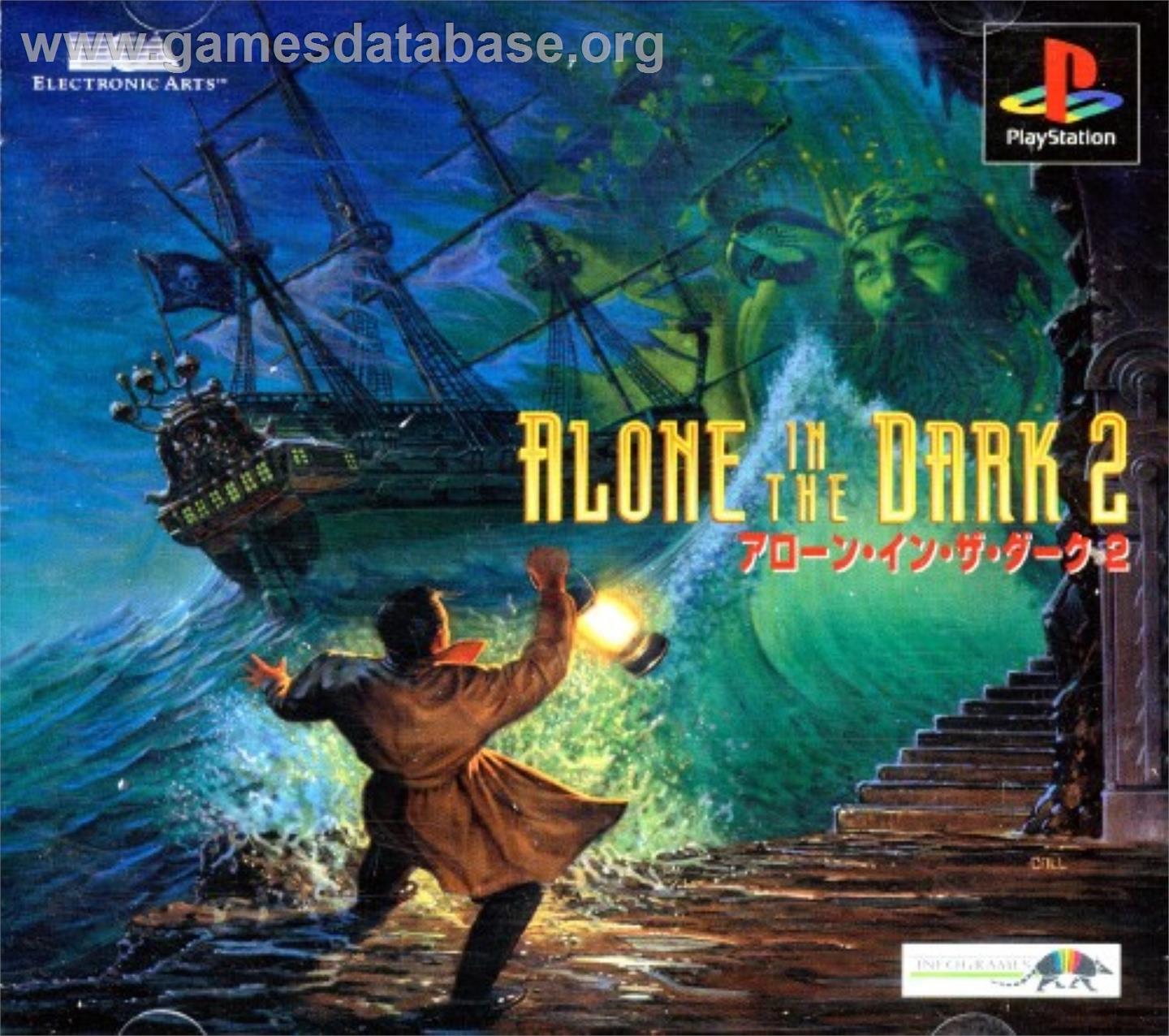 Alone in the Dark 2 - Sony Playstation - Artwork - Box