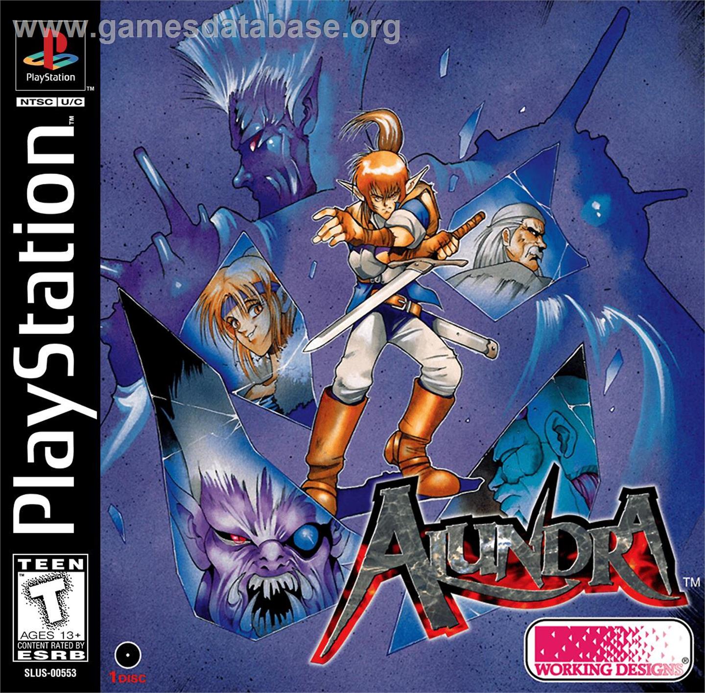 Alundra - Sony Playstation - Artwork - Box