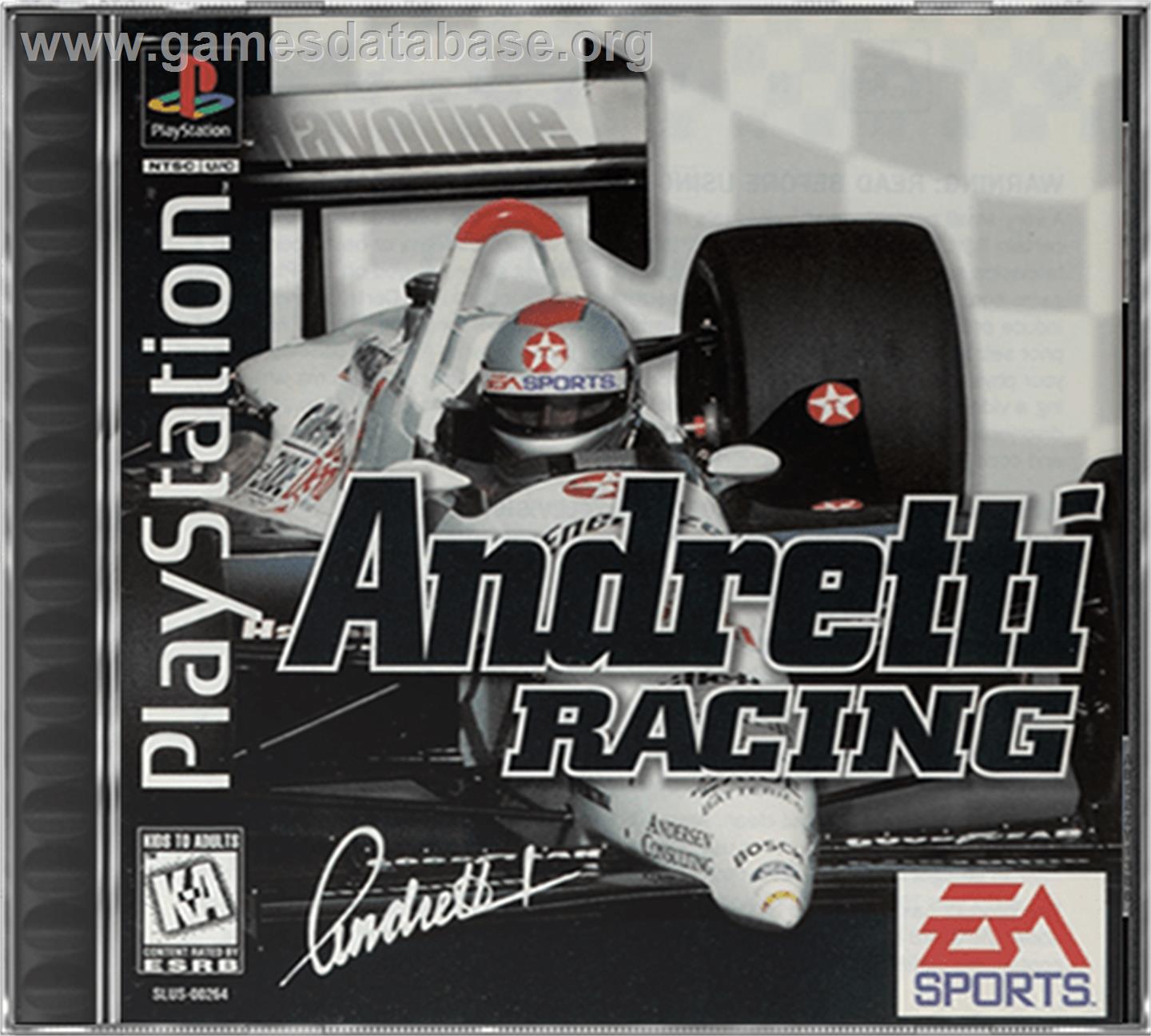 Andretti Racing - Sony Playstation - Artwork - Box