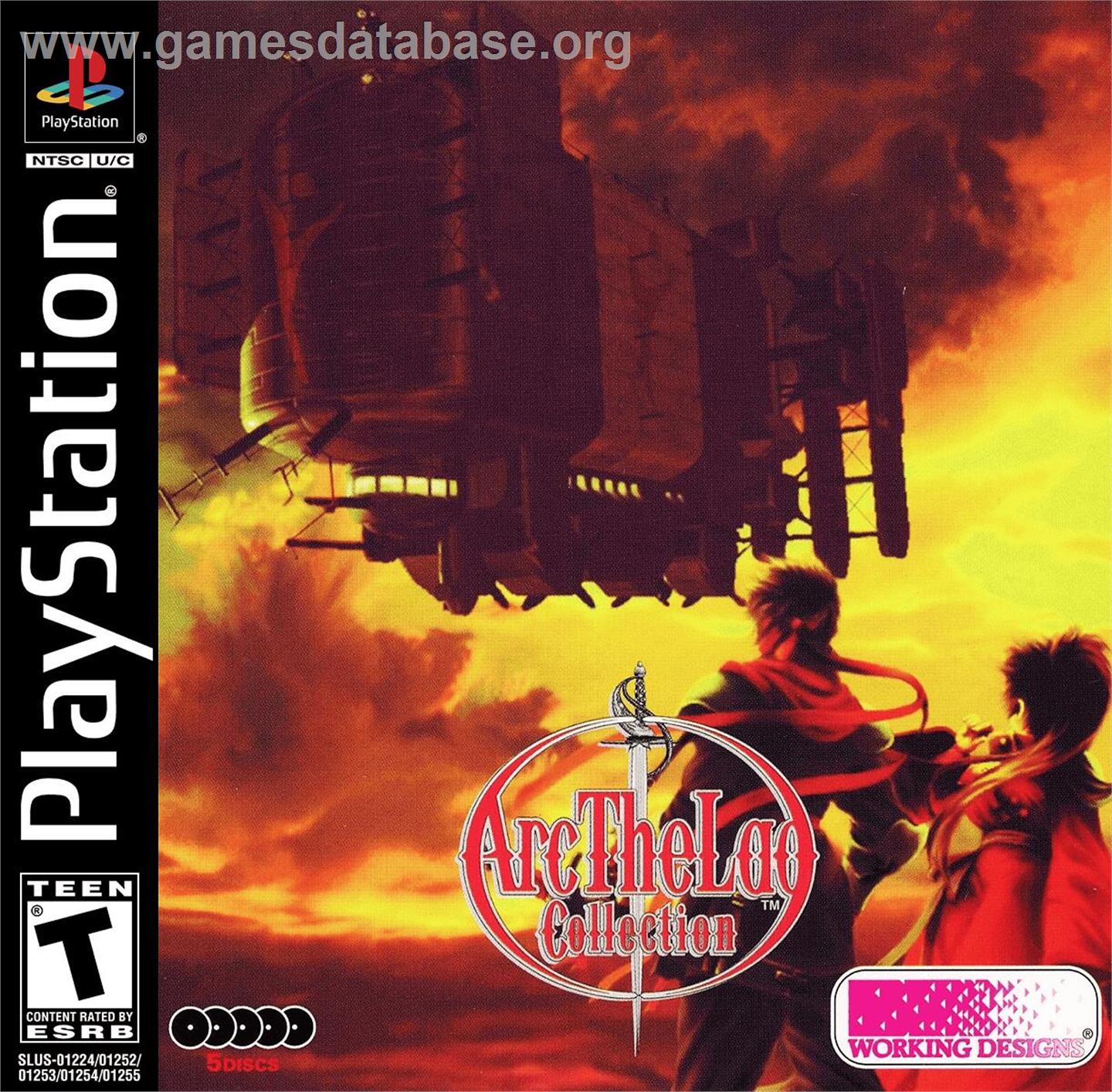 Arc The Lad - Monster Game - Sony Playstation - Artwork - Box