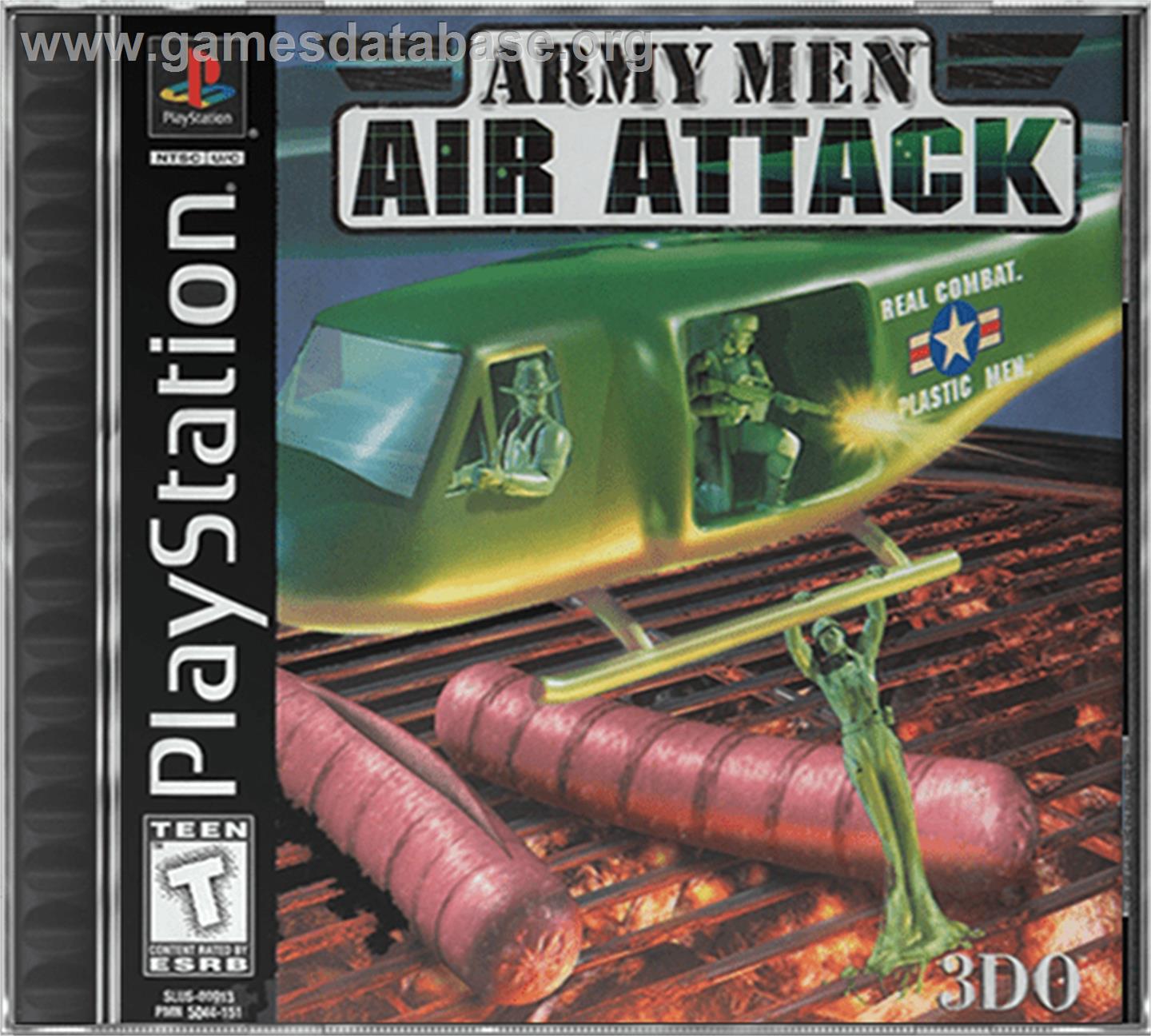 Army Men: Air Attack - Sony Playstation - Artwork - Box