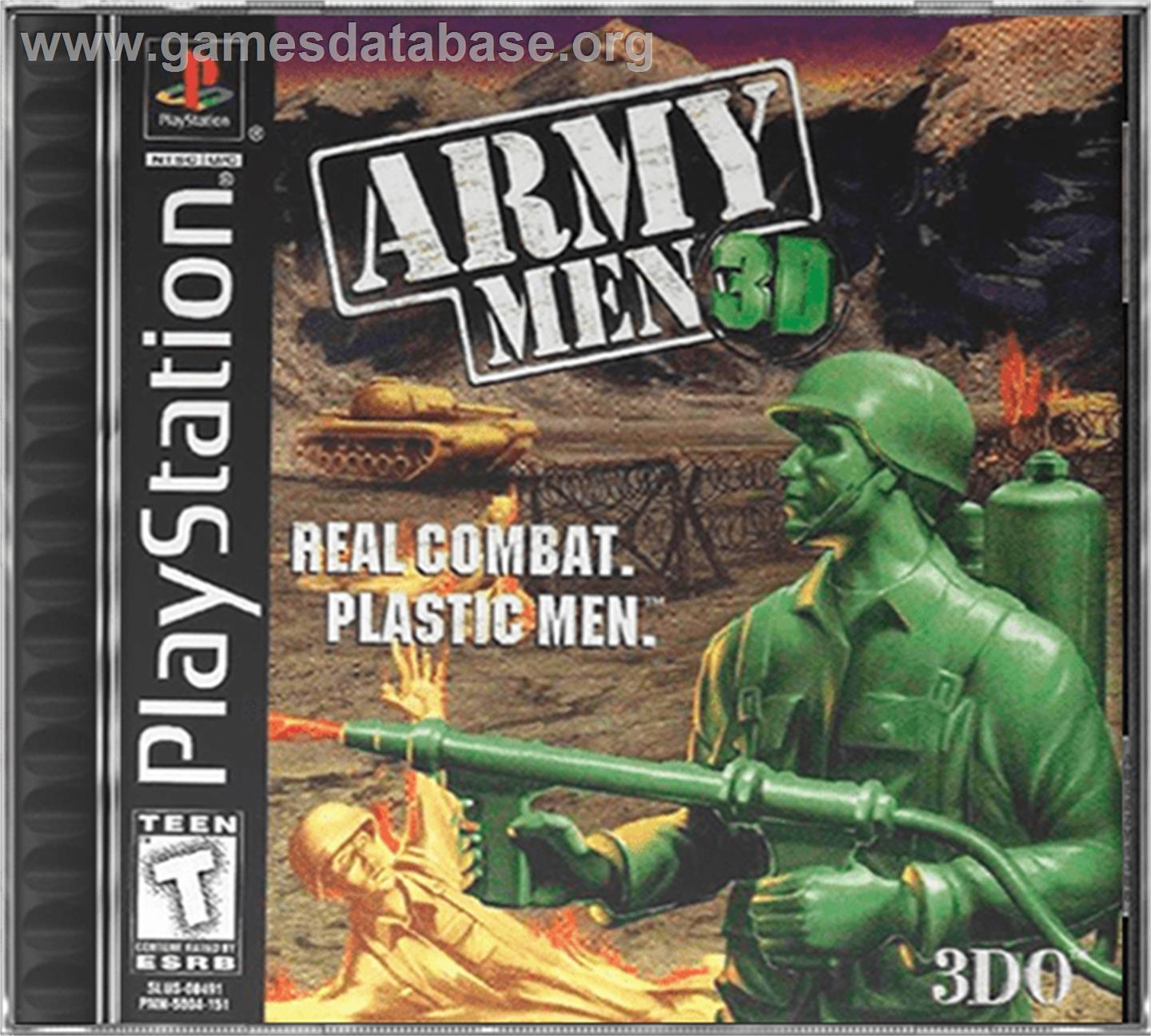 Army Men 3D - Sony Playstation - Artwork - Box