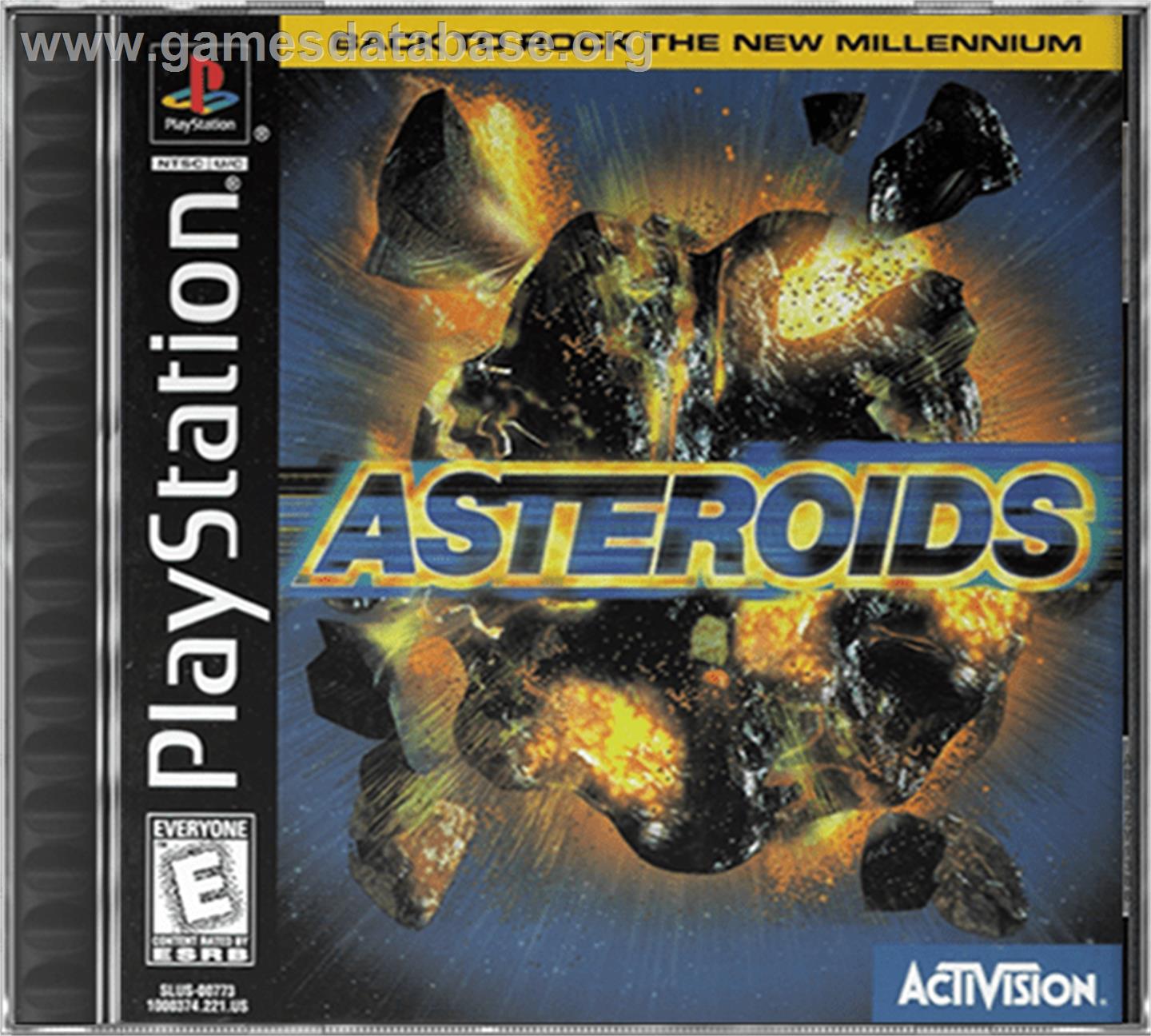 Asteroids - Sony Playstation - Artwork - Box
