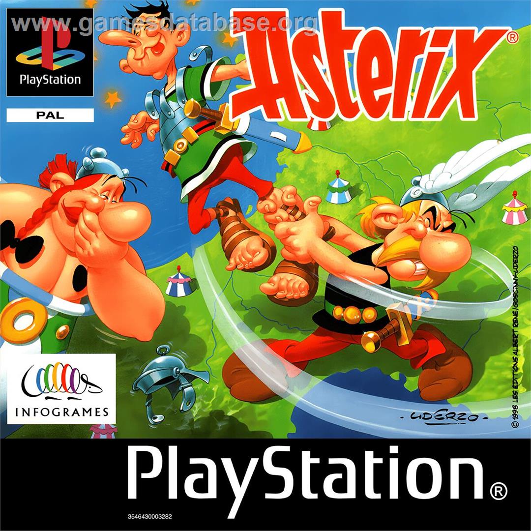 Astérix - Sony Playstation - Artwork - Box