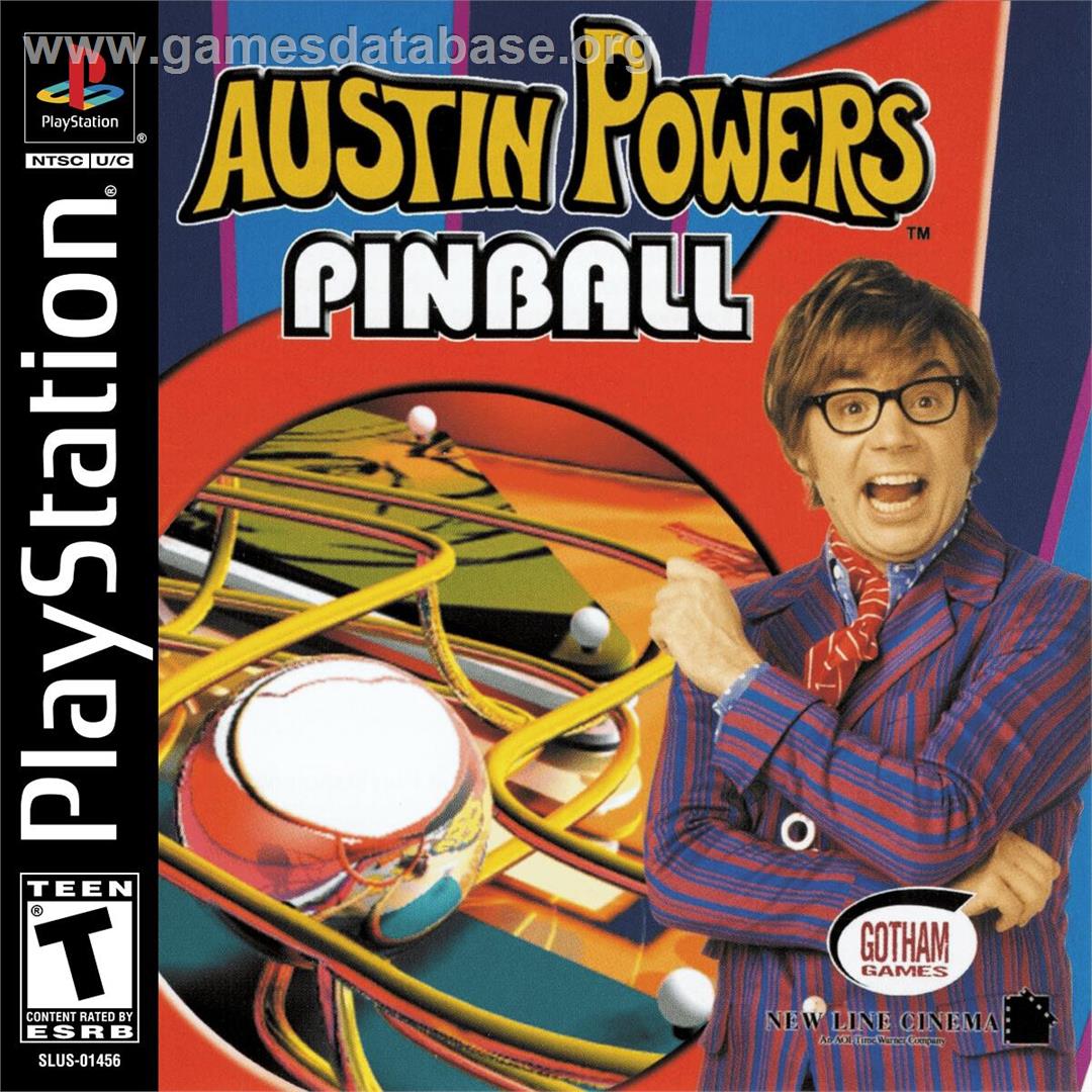 Austin Powers Pinball - Sony Playstation - Artwork - Box