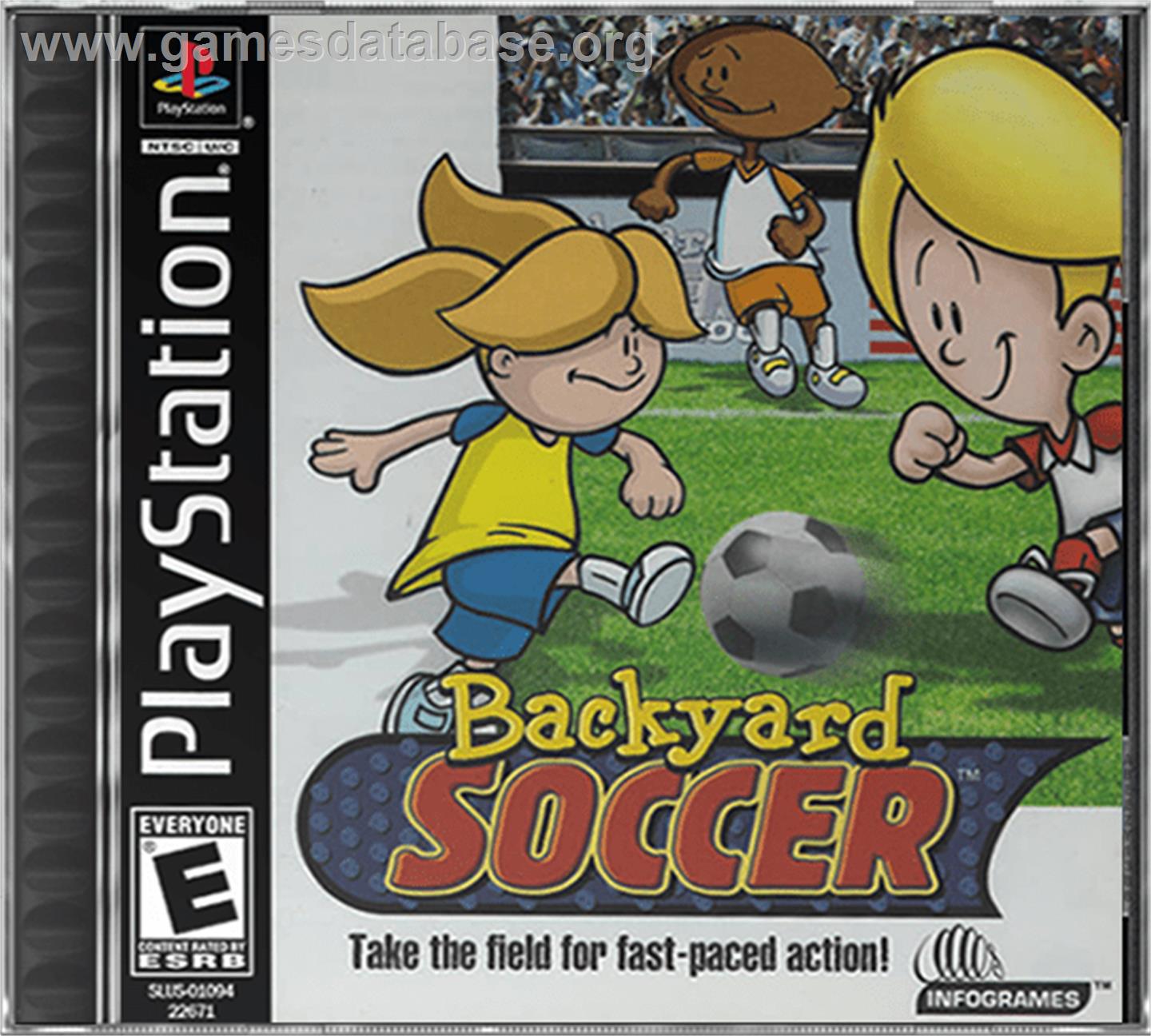 Backyard Soccer - Sony Playstation - Artwork - Box