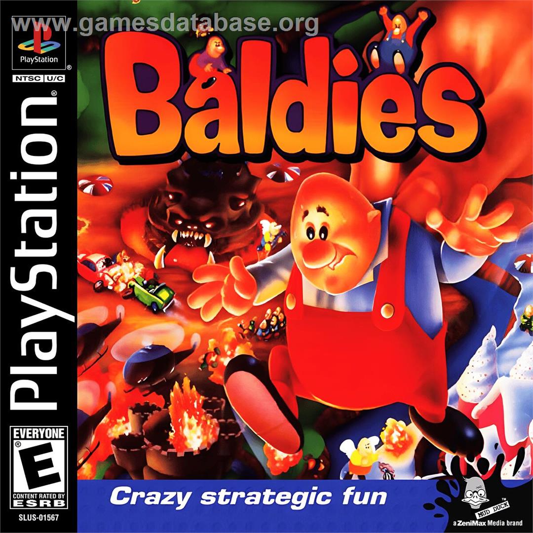 Baldies - Sony Playstation - Artwork - Box
