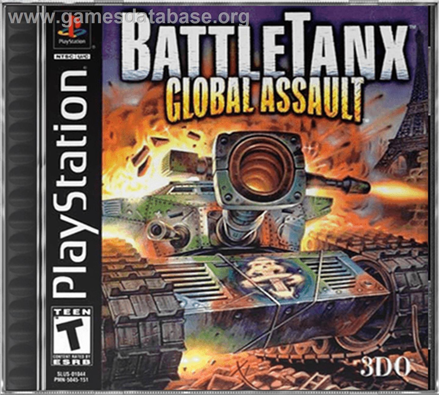 BattleTanx: Global Assault - Sony Playstation - Artwork - Box