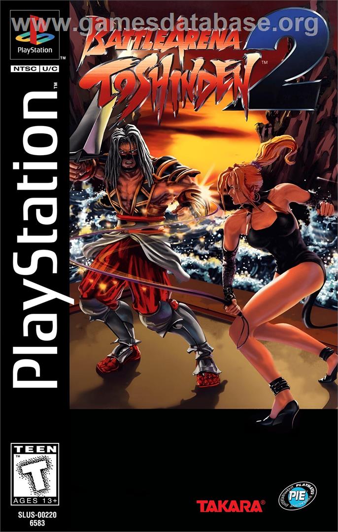 Battle Arena Toshinden 2 - Sony Playstation - Artwork - Box