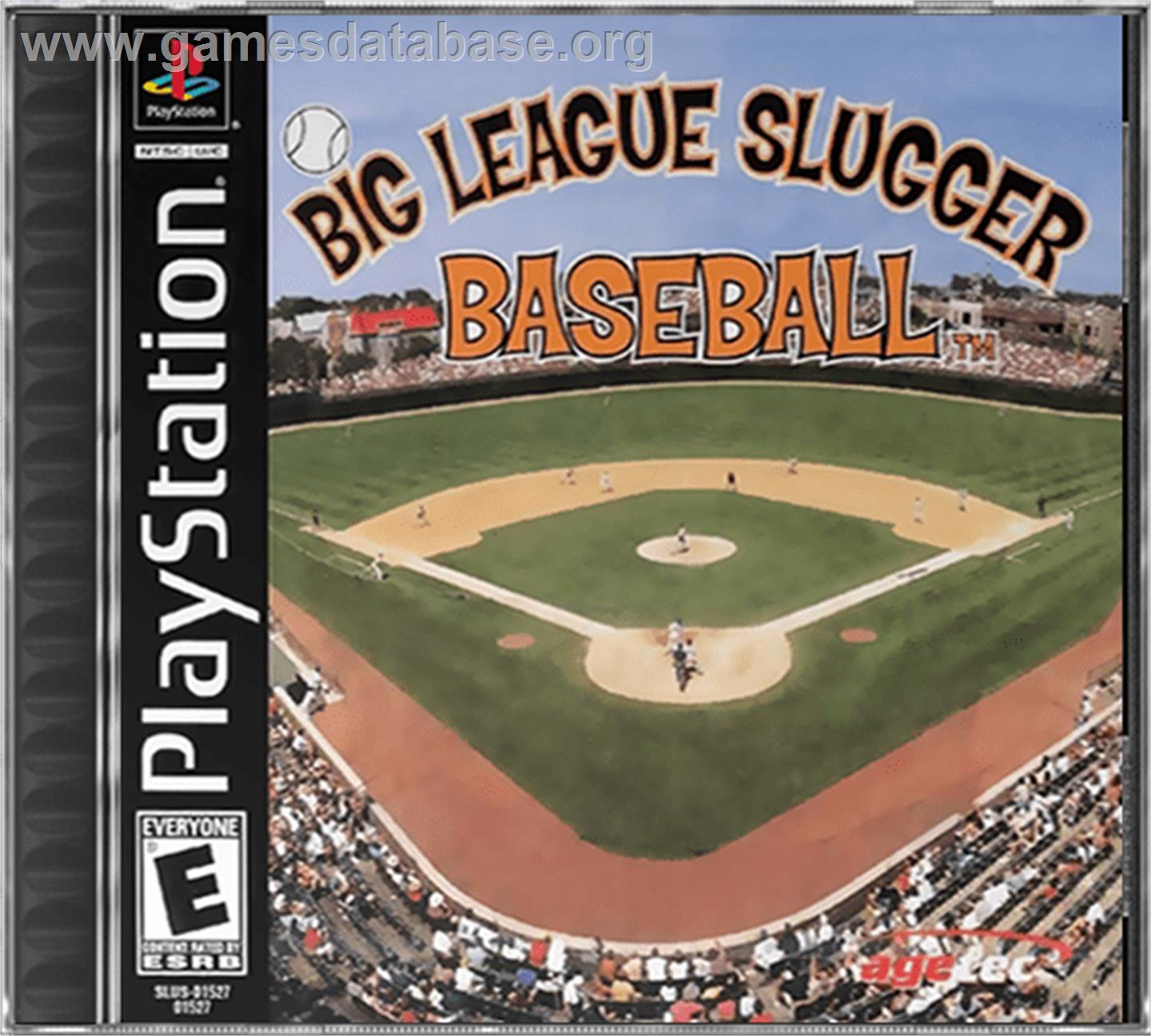Big League Slugger Baseball - Sony Playstation - Artwork - Box