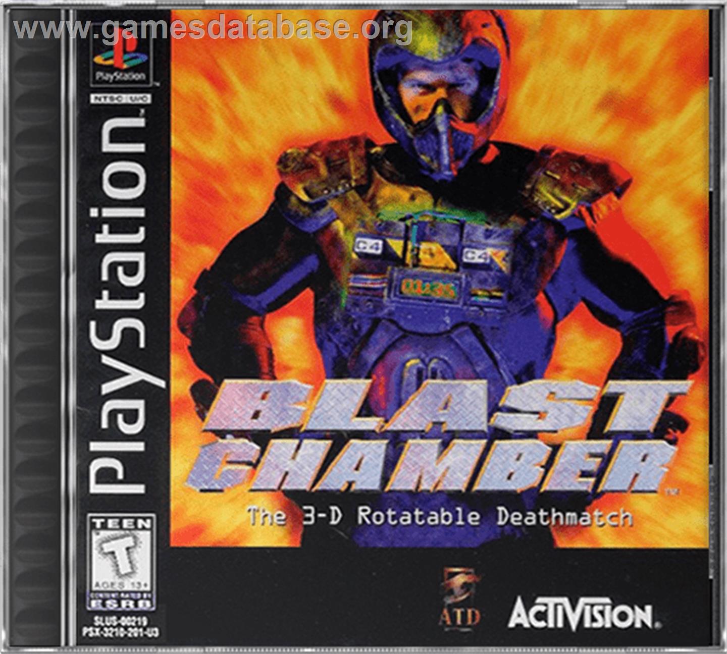 Blast Chamber - Sony Playstation - Artwork - Box