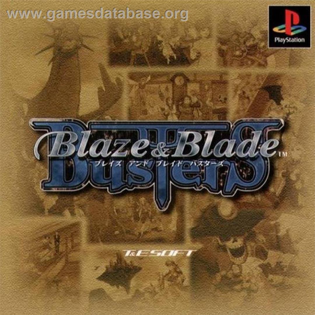 Blaze And Blade Busters - Sony Playstation - Artwork - Box