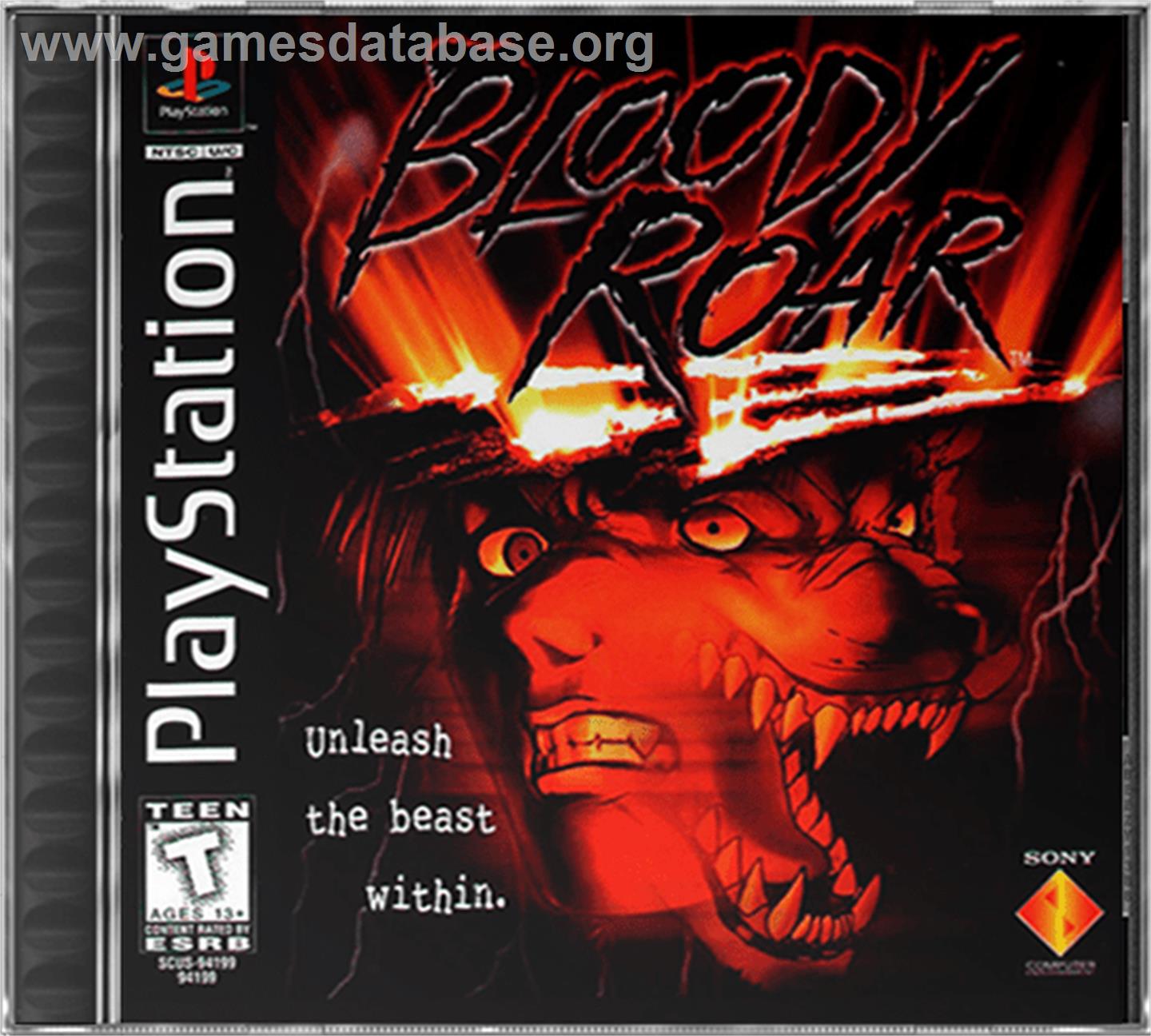 Bloody Roar - Sony Playstation - Artwork - Box