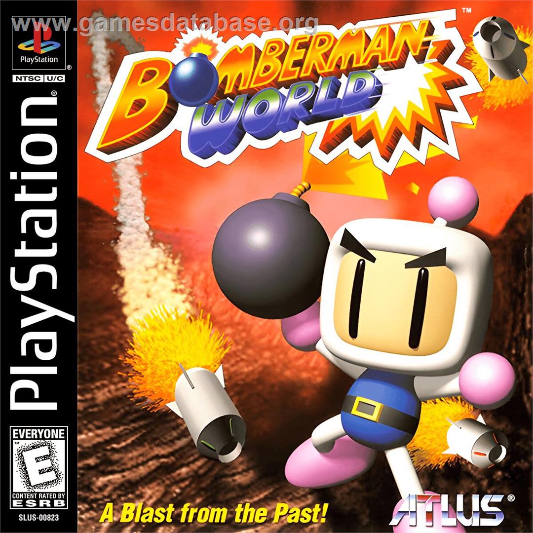 Bomberman World - Sony Playstation - Artwork - Box