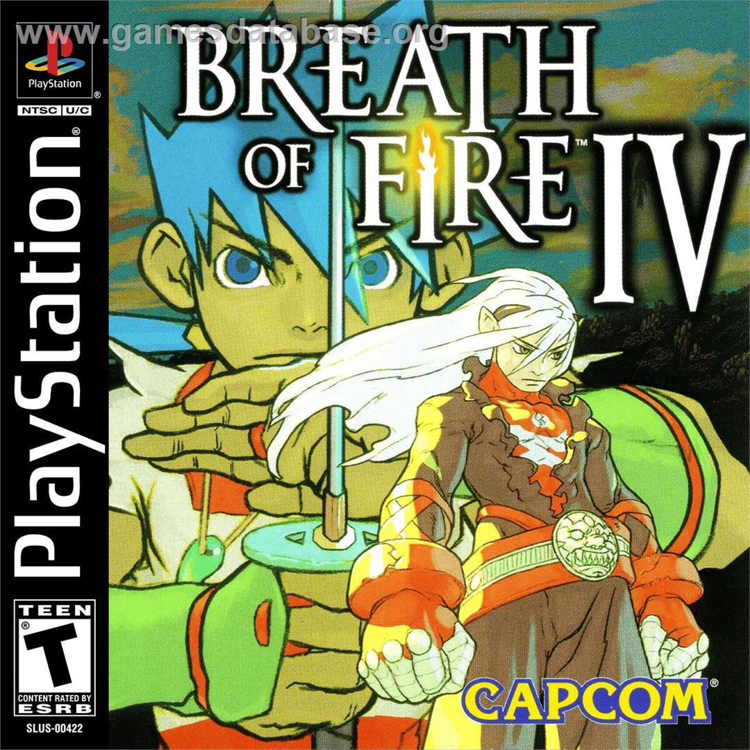 Breath Of Fire 4 - Sony Playstation - Artwork - Box