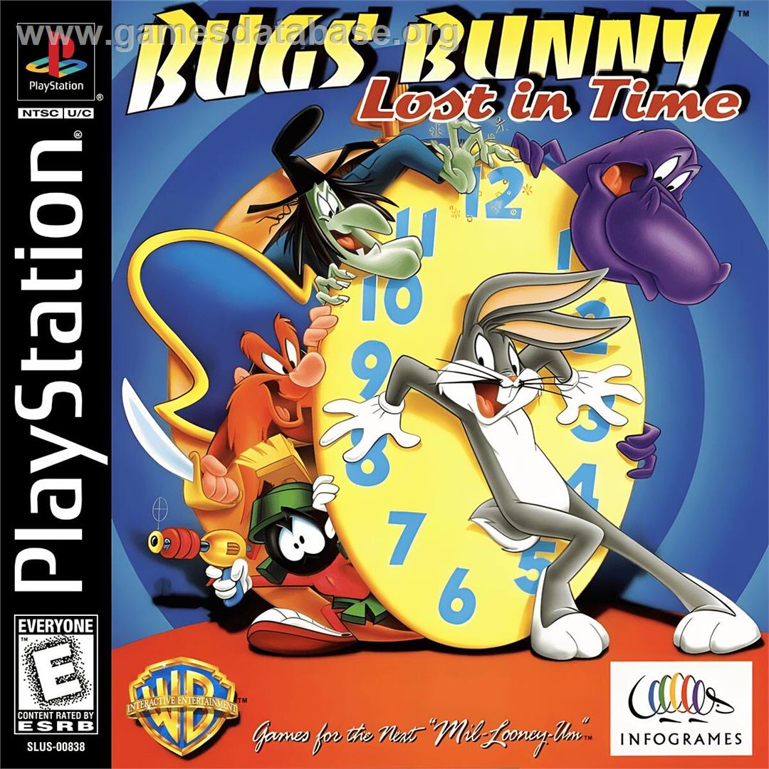 Bugs Bunny Lost In Time - Sony Playstation - Artwork - Box