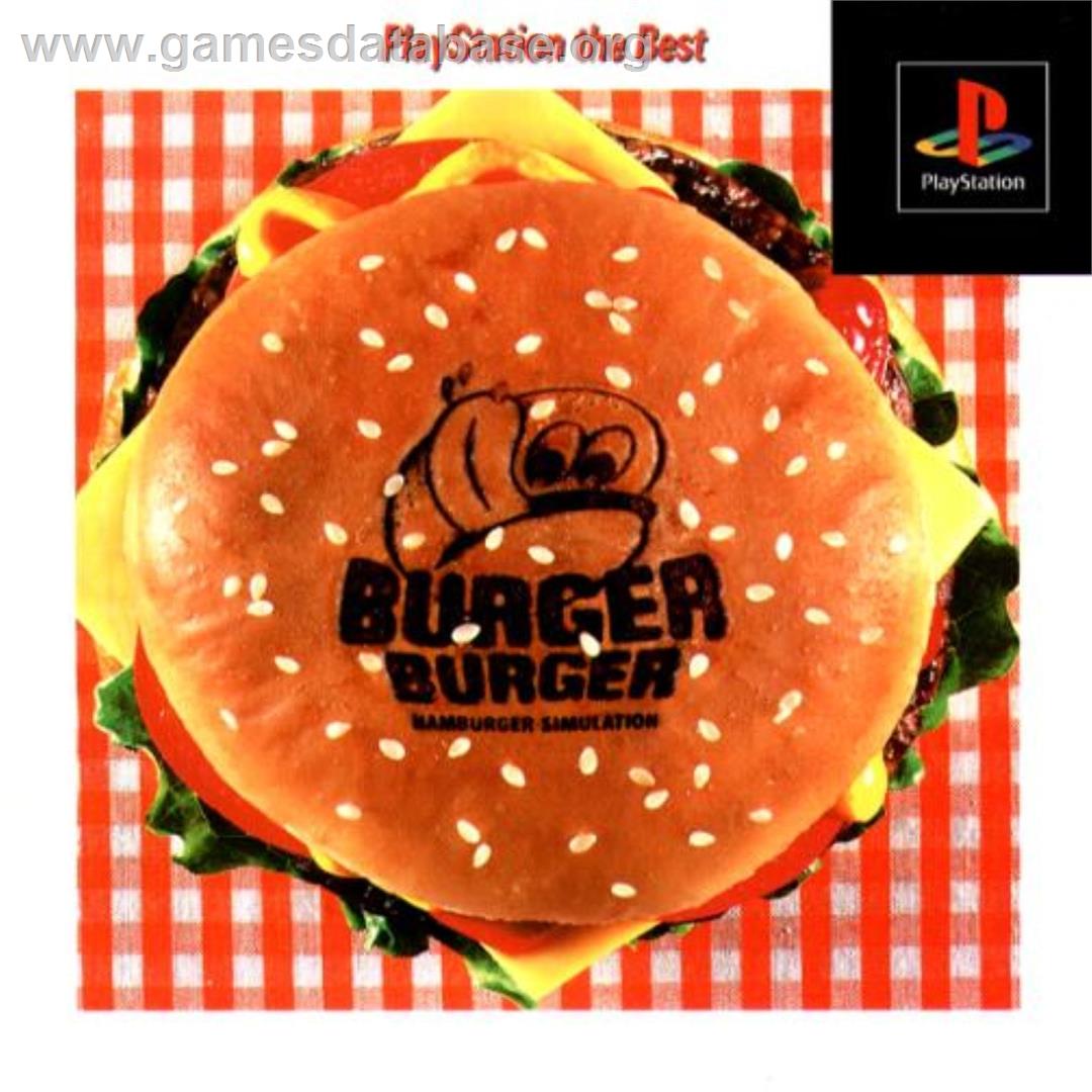 Burger Burger - Hamburger Simulation - Sony Playstation - Artwork - Box
