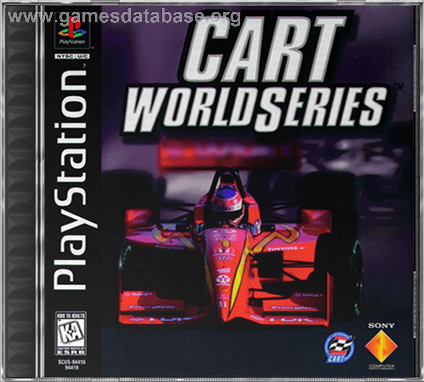 CART World Series - Sony Playstation - Artwork - Box