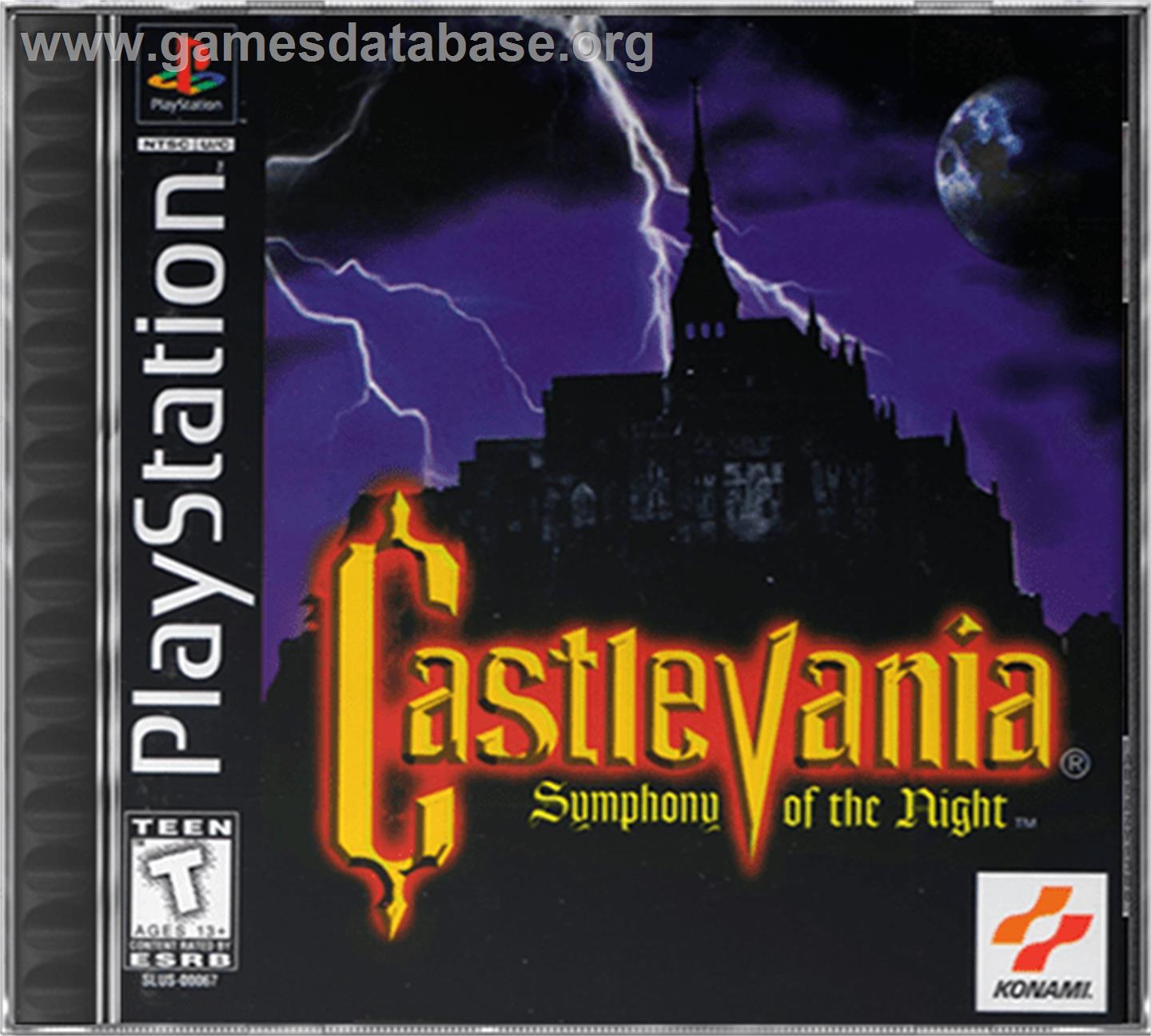 Castlevania: Symphony of the Night - Sony Playstation - Artwork - Box