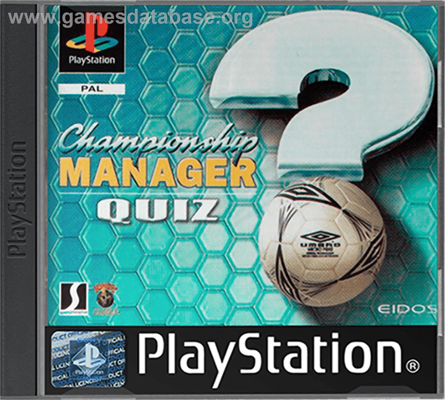 Championship Manager Quiz - Sony Playstation - Artwork - Box