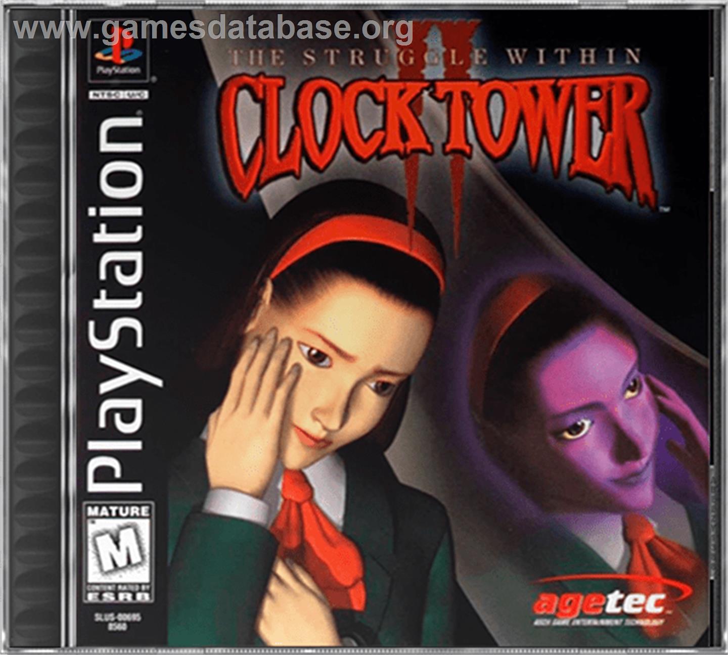 Clock Tower 2: The Struggle Within - Sony Playstation - Artwork - Box