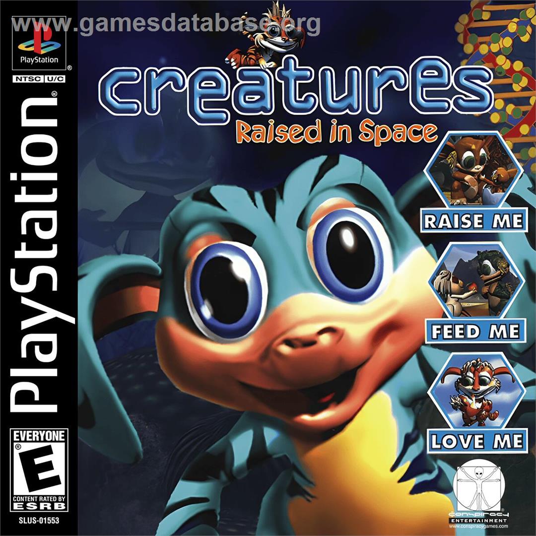 Creatures Raised In Space - Sony Playstation - Artwork - Box