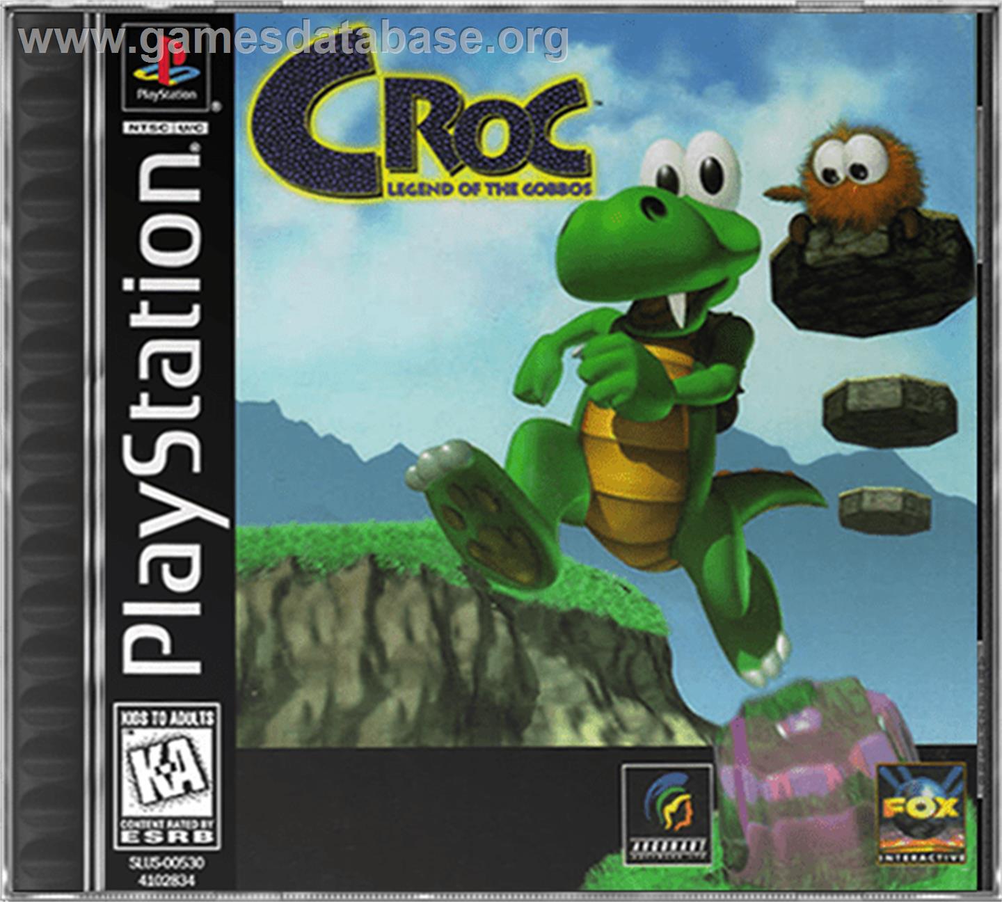 Croc: Legend of the Gobbos - Sony Playstation - Artwork - Box