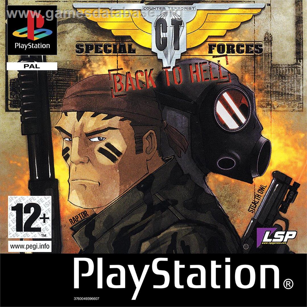 Ct Special Forces - Back To Hell - Sony Playstation - Artwork - Box