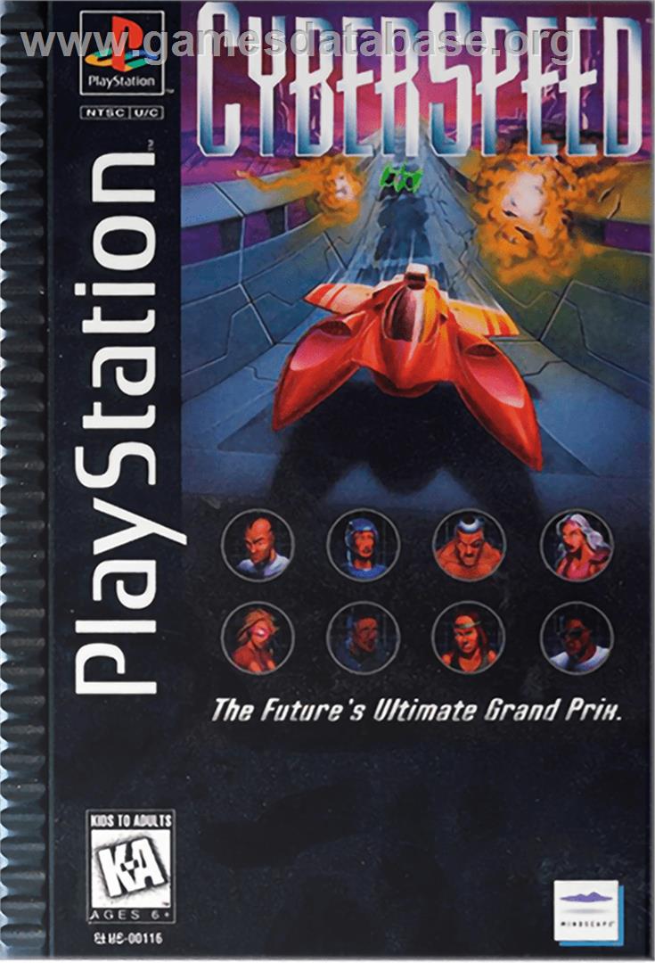 CyberSpeed - Sony Playstation - Artwork - Box