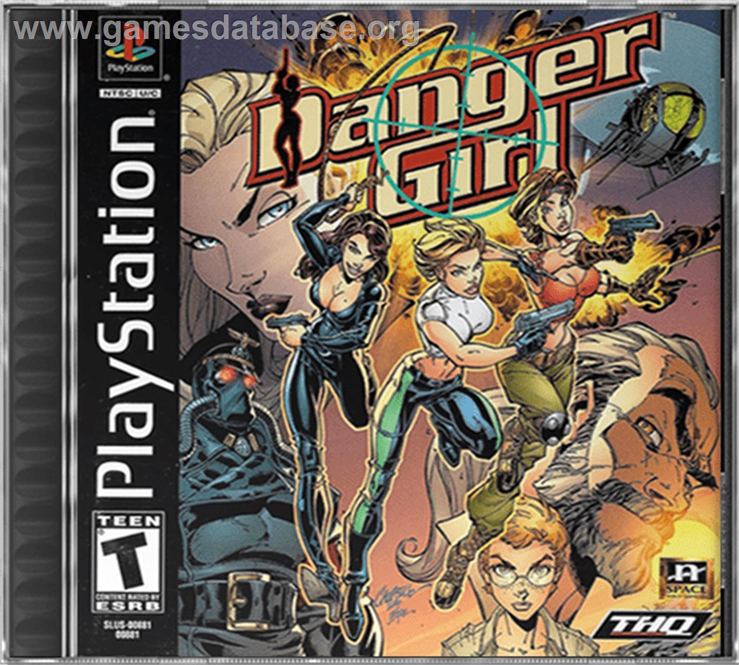 Danger Girl - Sony Playstation - Artwork - Box