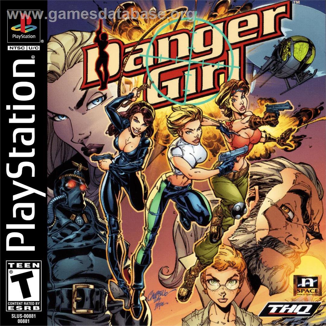 Danger Girl - Sony Playstation - Artwork - Box
