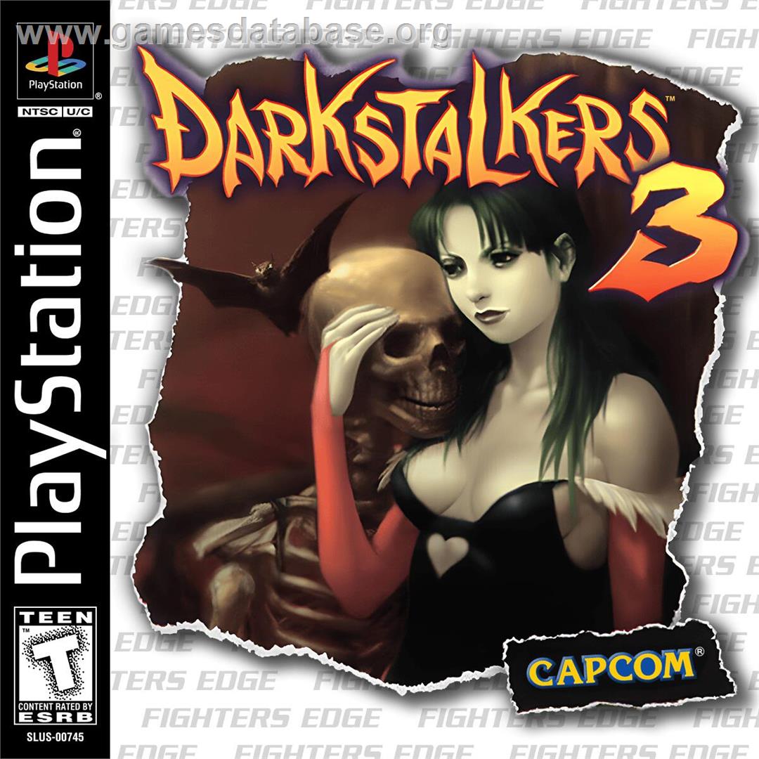 Darkstalkers 3 - Sony Playstation - Artwork - Box