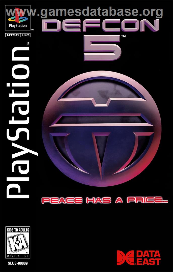 Defcon 5 - Sony Playstation - Artwork - Box