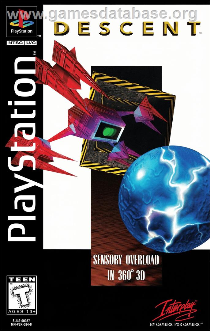 Descent - Sony Playstation - Artwork - Box