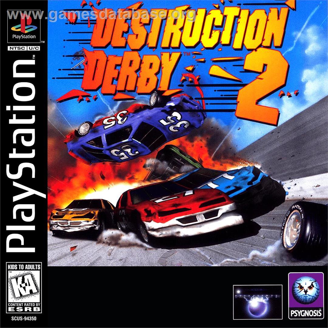 Destruction Derby 2 - Sony Playstation - Artwork - Box