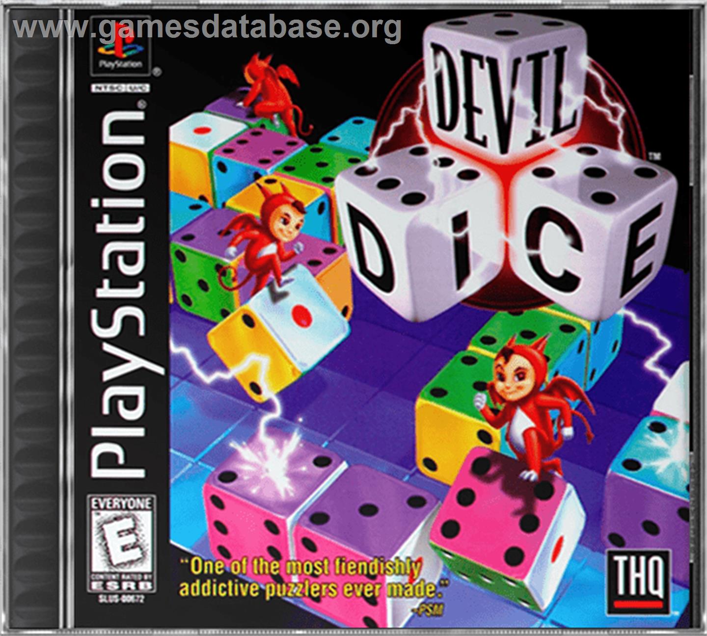 Devil Dice - Sony Playstation - Artwork - Box