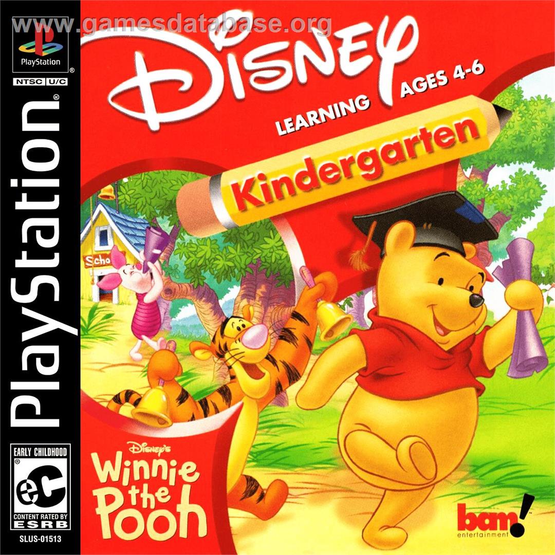 Disney Learning - Winnie The Pooh - Sony Playstation - Artwork - Box