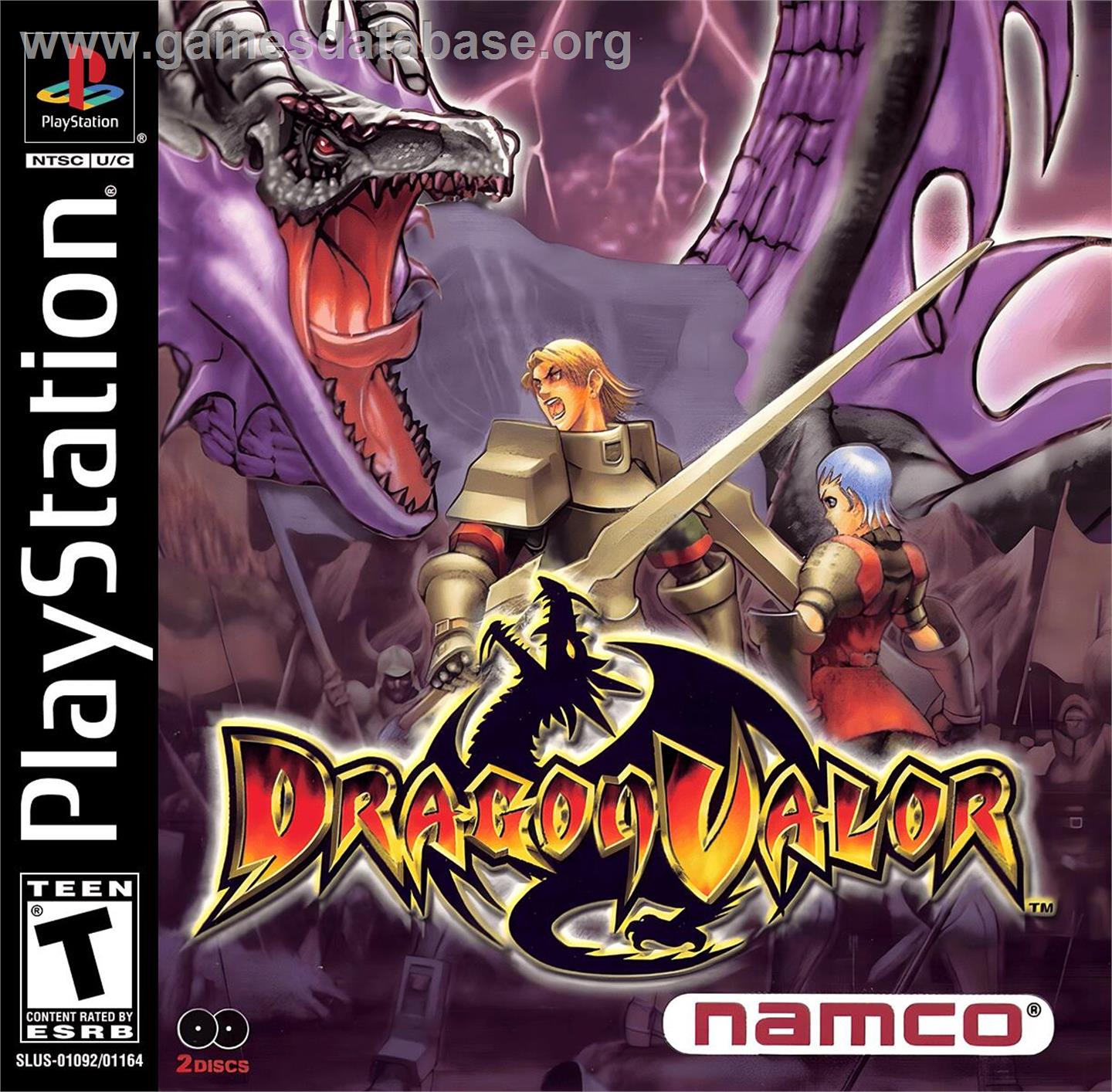 Dragon Valor - Sony Playstation - Artwork - Box