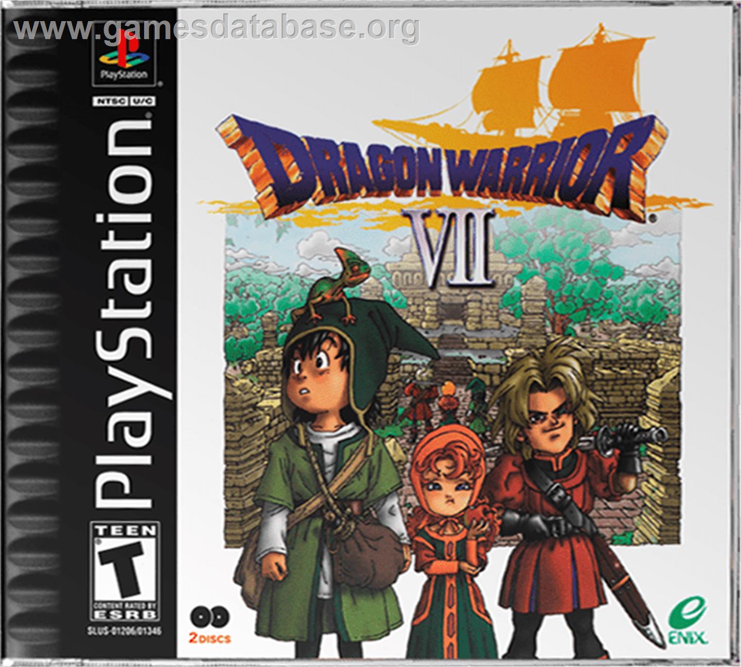 Dragon Warrior VII - Sony Playstation - Artwork - Box