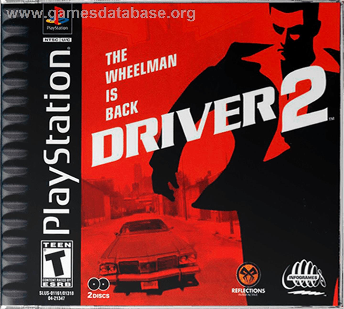 Driver 2 - Sony Playstation - Artwork - Box