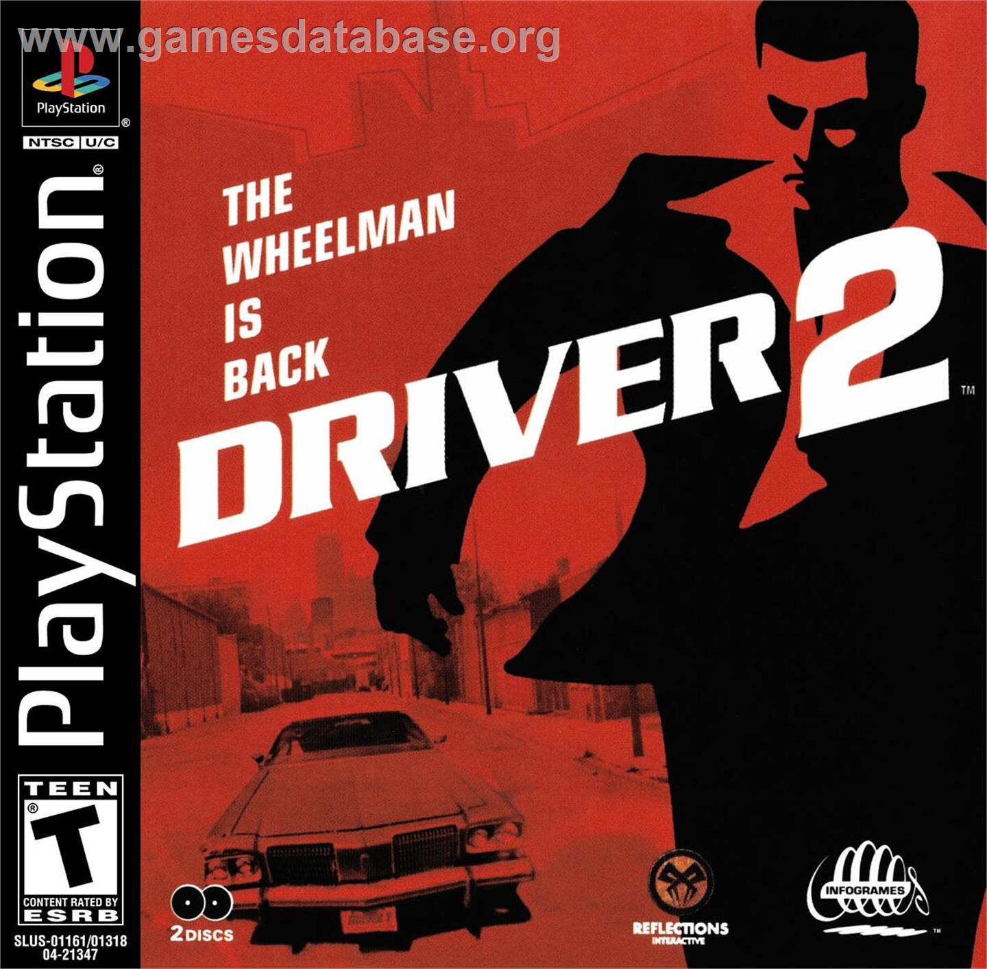 Driver 2 - Back On The Streets - Sony Playstation - Artwork - Box