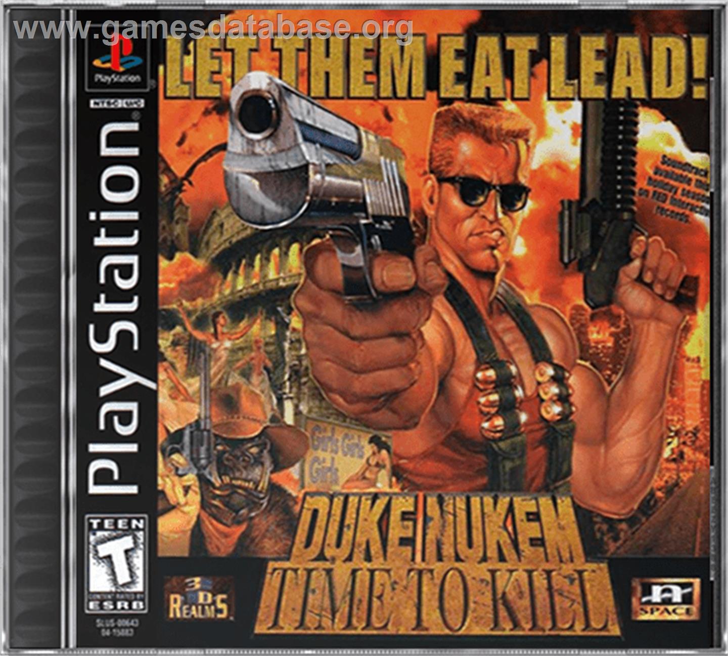 Duke Nukem: Time to Kill - Sony Playstation - Artwork - Box