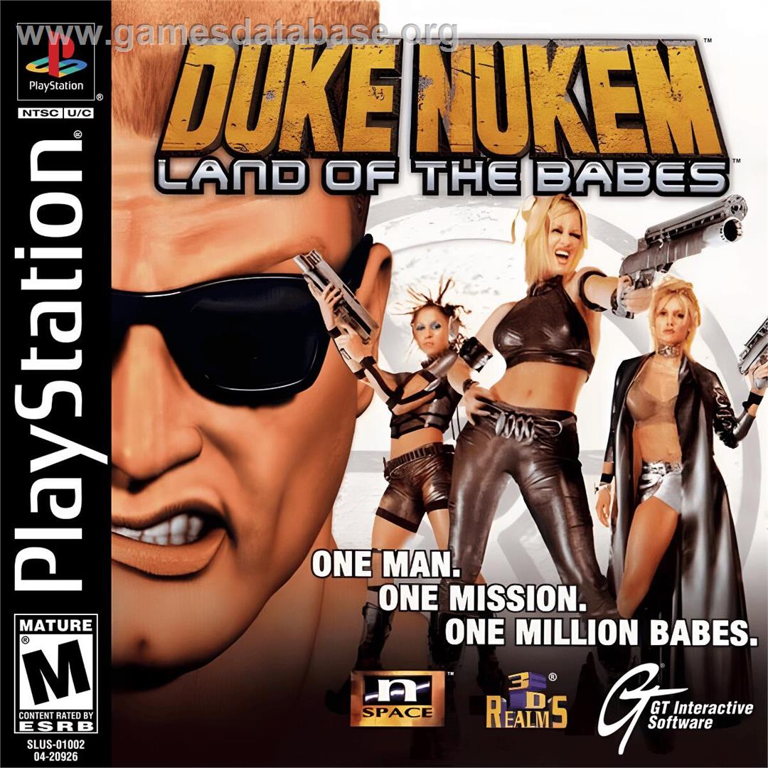 Duke Nukem - Land Of The Babes - Sony Playstation - Artwork - Box