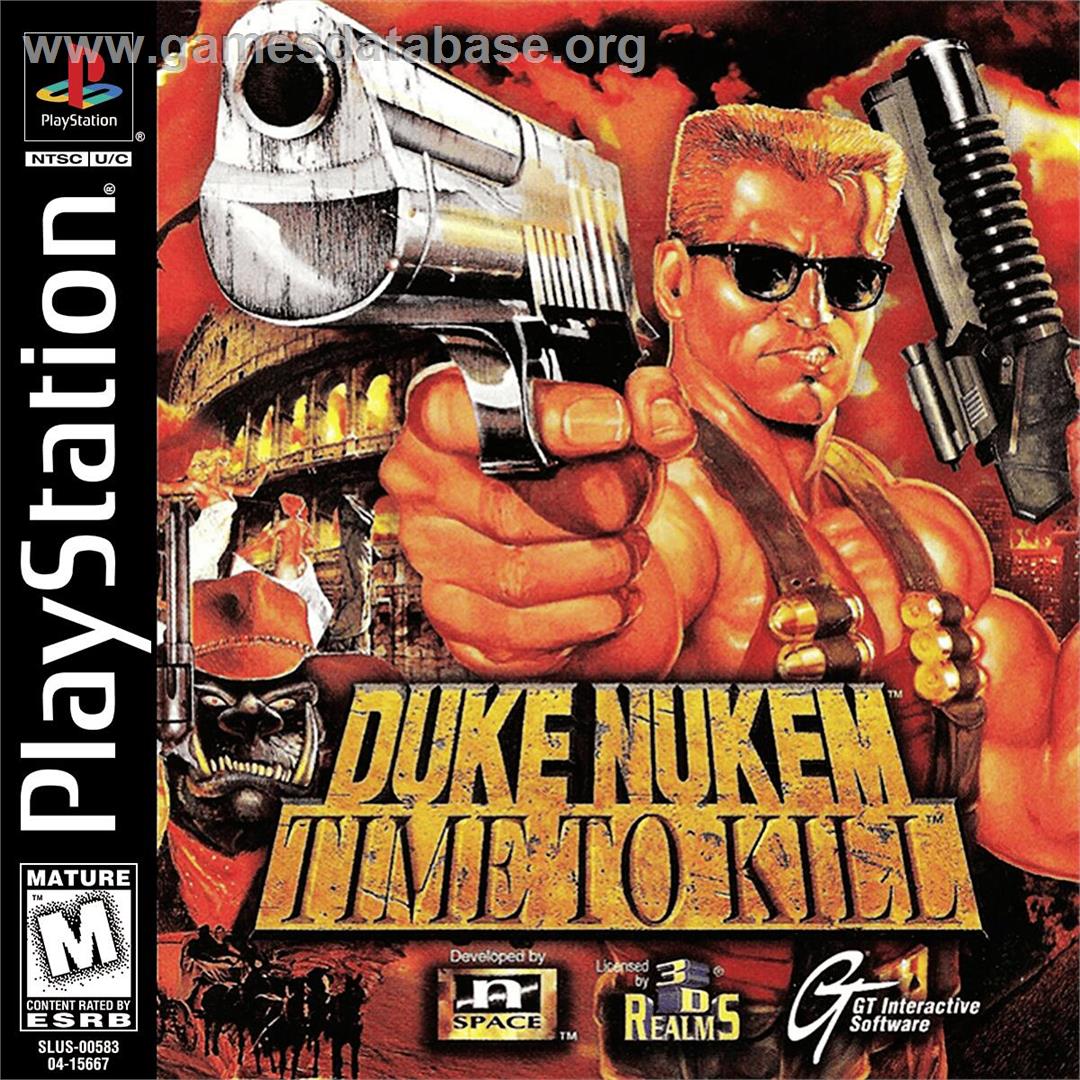 Duke Nukem - Time To Kill - Sony Playstation - Artwork - Box