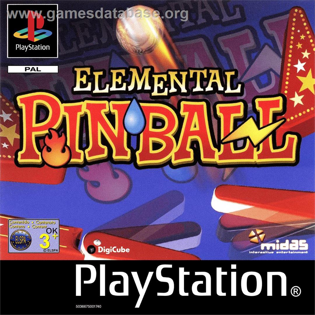 Elemental Pinball - Sony Playstation - Artwork - Box