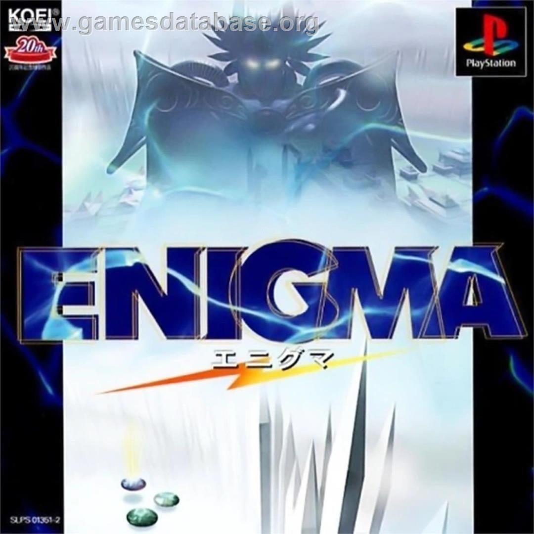 Enigma - Sony Playstation - Artwork - Box