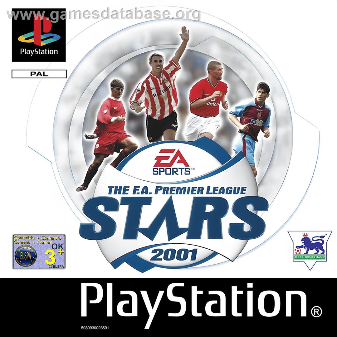 F.a. Premier League Stars 2001, The - Sony Playstation - Artwork - Box