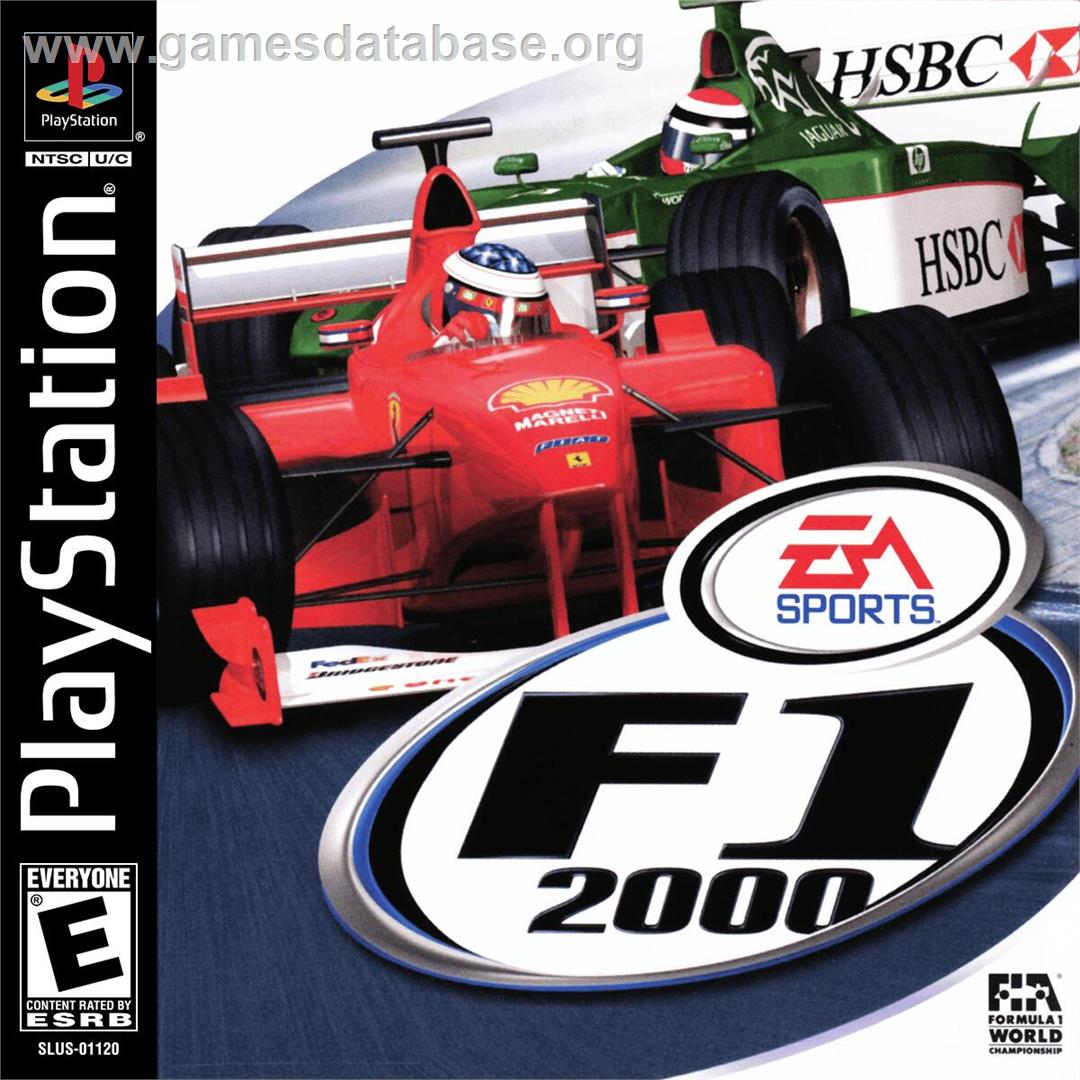 F1 2000 - Sony Playstation - Artwork - Box